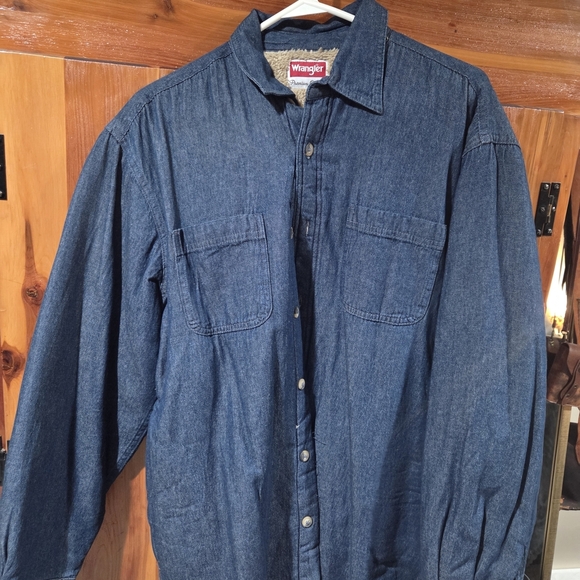 Wrangler Other - Wrangler Men's Dark Blue Shirt Jacket